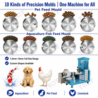 Extrudeuse de granulés alimentaires de haute qualité, machine à granulés pour bétail, machine à granulés pour chiens, solution personnalisée pour poissons et poulets