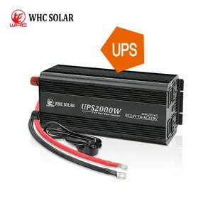 WHC2024U Whc Solar Dc Naar Ac Hoge Frequentie Omvormer Zonne-energie Systeem Zuivere Sinus Omvormer 2000W 24V omvormer Off Grid