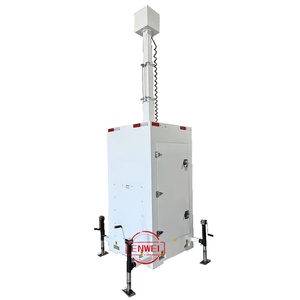 Tour <span class=keywords><strong>de</strong></span> vidéosurveillance mobile personnalisée avec batterie 200Ah et mât manuel <span class=keywords><strong>de</strong></span> 6m pour le marché européen - Product Image 4