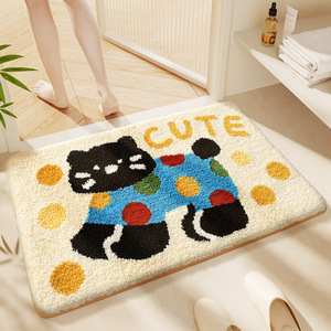 Nouveauté : <span class=keywords><strong>Tapis</strong></span> de sol pour enfants, motif animal mignon et moderne, antidérapant, doux, en polyester lavable, pour salle de jeux - Product Image 4