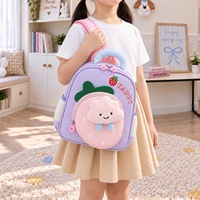 Nouveau Sac à Dos Étudiant 2026 Motif Fraise Dessin Animé Sac à Dos Maternelle Fille