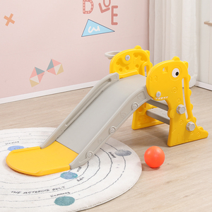 Glissière en forme de <span class=keywords><strong>dinosaure</strong></span> en plastique pour enfants, aire de jeux de qualité supérieure, sûre pour les petits - Product Image 1