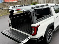 Toit rigide universel pour camionnette, type aile de mouette, en aluminium, résistant à la rouille, durable, imperméable et personnalisable
