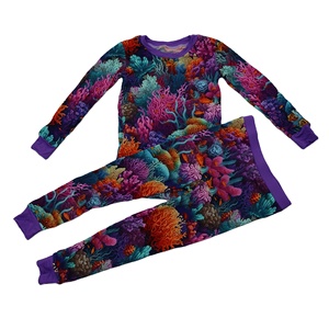 Qingli OEM No Tariff Surprise Mystery Box Ensemble de pyjamas pour garçons Noël Prêt à expédier Pyjamas en bambou pour filles - Product Image 6