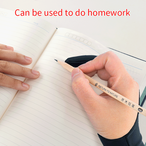 Gants antidérapants à deux doigts Dongfanghong pour <span class=keywords><strong>dessin</strong></span>, art numérique, <span class=keywords><strong>tablette</strong></span> graphique personnalisée, doublure en nylon, gants de sécurité anti-bavures - Product Image 5