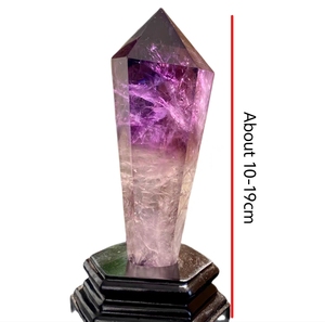 Bán Buôn Đánh Bóng Thạch Anh Tím Cột Tinh Thể Tự Nhiên Đá Cho Hiển Thị Mục đích Pha Lê Thủ Công Mỹ Nghệ - Product Image 3