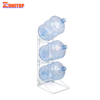 Étagère à bouteilles à 3 niveaux facile à assembler / Étagères à bouteilles de 19 litres / Étagère à bouteilles d'eau de 20 litres