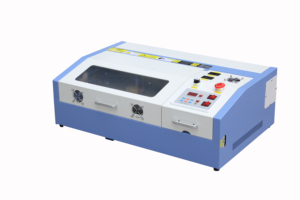 Cortador láser de CO2 de tamaño más pequeño, máquina láser 3020, grabado, Control M2, cama de nido de abeja, 15cm, elevación hacia arriba y hacia abajo - Product Image 3