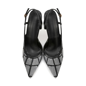 Sandales à talons élégantes et classiques pour femmes, à bout pointu et ouvert, idéales pour les soirées et événements en extérieur - Product Image 2
