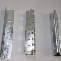 Profilé en U en acier galvanisé moderne Qingtai, longueur 2,5 m, épaisseur de fil 2,5 mm, installation facile, grande stabilité, pour plafond d'hôtel