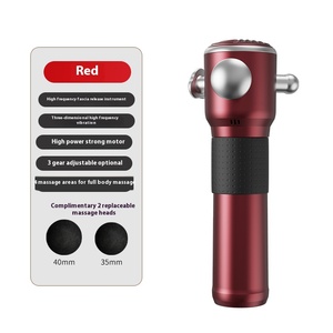 OEM disponible masajeador de percusión de tejido profundo cobertura de 4 zonas 3 niveles vibración de alta velocidad recargable 6-8H tiempo de trabajo para - Product Image 4