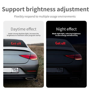 LOY汽车发光二极管广告屏Proluxion面板柔性魔鬼眼睛灯桌子卡车车窗发光二极管灯标牌 - Product Image 3