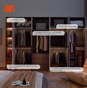 Diseño de Muebles de Dormitorio con Vestidor, <span class=keywords><strong>Armario</strong></span> con Tocador y <span class=keywords><strong>Espejo</strong></span> para Uso Doméstico - Product Image 6