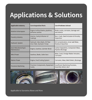 Nuevo Producto 360 °   Endoscopio Industrial y Automotriz Articulado de 6mm 4mm 2m IP67 para Inspección NDT de Cilindros de Motor