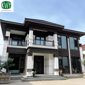 Casa Prefabricada Moderna Personalizada, Villa de Acero Galvanizado de Calibre Ligero, Casa de Campo, <span class=keywords><strong>Edificio</strong></span> de Apartamentos - Product Image 2