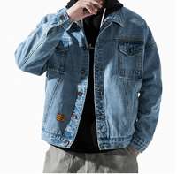 Vestes en jean pour hommes, vente en gros, lavé, élégant, Streetwear, veste en jean, ample, vêtements d'extérieur, automne, printemps