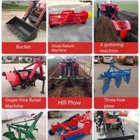 Tracteurs agricoles compacts 4x4 mini 4 roues motrices à moteur Euro 5, fournis directement par l'usine