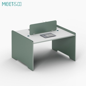 Modern Convertible Modular Office Cubicle Open <b>Work</b> <b>Station</b> Desk with Partition Staff-friendly Office Furniture Table - Product Image 4
