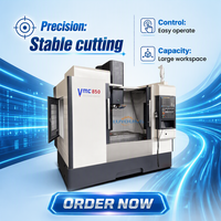 Centre d'usinage vertical CNC VMC850 VMC855 à 3 axes, haute vitesse, faible coût, prix d'usine, machine de fraisage pour le travail des métaux