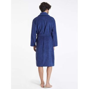 เสื้อคลุมอาบน้ำผู้ชาย SIORO ผ้าเทอร์รี่ แขนยาว ยาวถึงเข่า เนื้อนุ่ม พร้อมกระเป๋า - Product Image 2