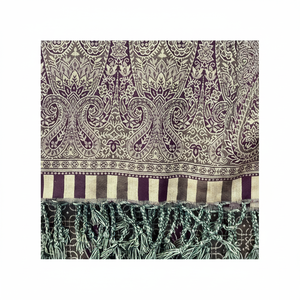Chal de invierno de Pashmina suave para mujer, chales de gasa hechos a mano, bufanda de Cachemira cálida y elegante - Product Image 1