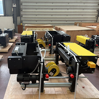 Palans à câble électriques de type européen 1t 2t 5t 10t à faible encombrement avec chariot pour pont roulant