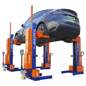 Elevador móvil de 4 columnas sincronizadas inalámbricamente de 10 toneladas para mantenimiento de flotas, 2.5 toneladas por columna, batería de larga duración - Product Image 4