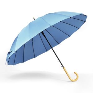 Markdown Sale Size Selectable Large Straight Fiberglass Waterproof High End Girl <b>Umbrella</b> for Women - Product Image 1