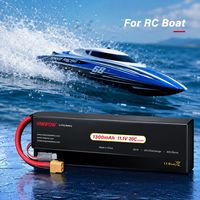 ODM OEM 20C Baterai LiPo Drone FPV dengan Tingkat Pengosongan Tinggi, Pengganti Baterai Drone Pertanian 11.1V 3S 1300mAh yang Dapat Diisi Ulang