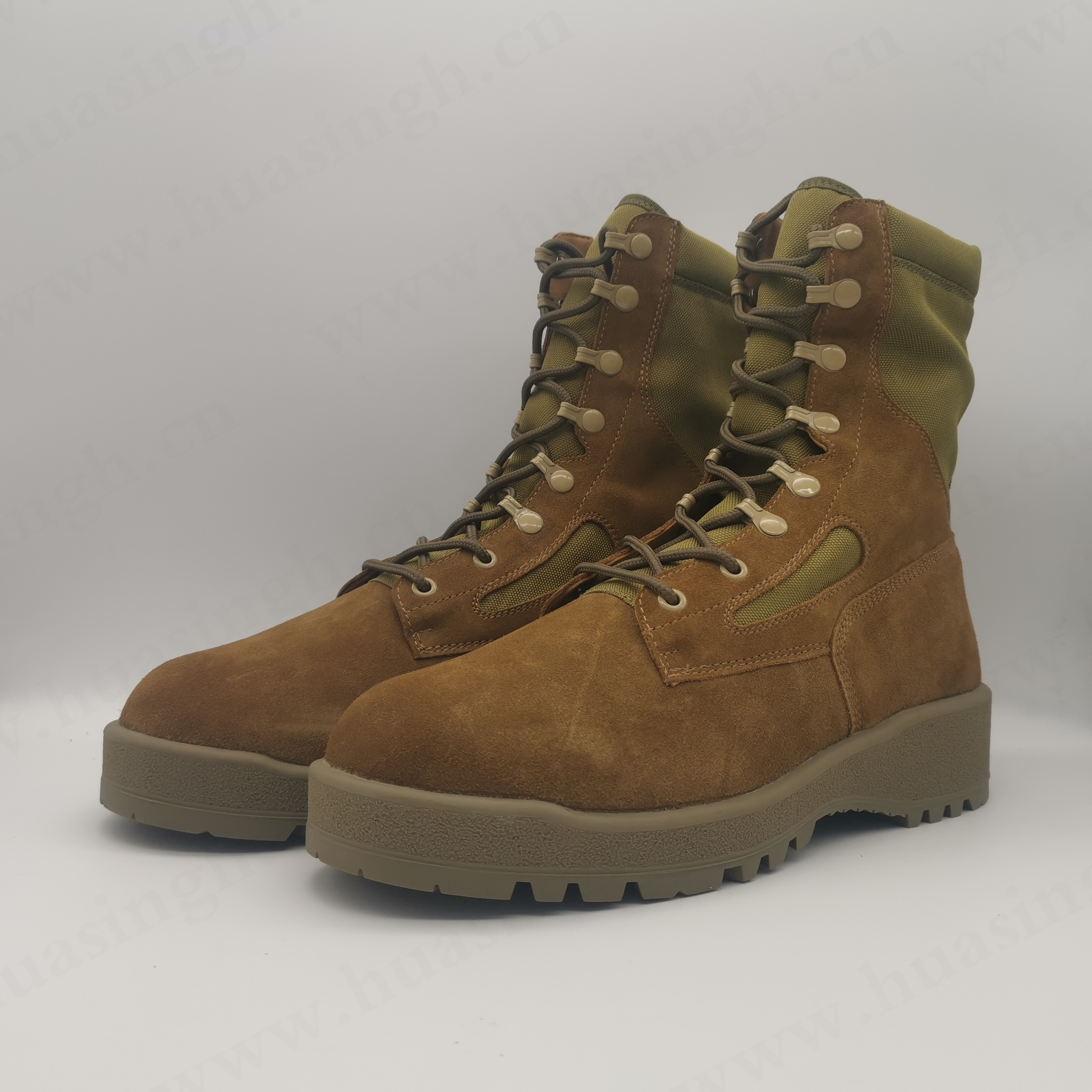 Zh,chile Popular Coyote Color Steel Toe Insert Combat Boots