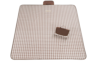 Coffee Grid <b>Waterproof</b> Picnic <b>Blanket</b> for 6-8 Adults Extra Large Beach <b>Blanket</b> Picnic Mat - Product Image 4