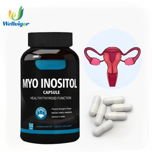 Myo Inositol D Chiro Inositol Support Folate Vitamin Hormonal Balance Supplément de santé ovarienne Capsules pour femmes 2 Daily - Product Image 1