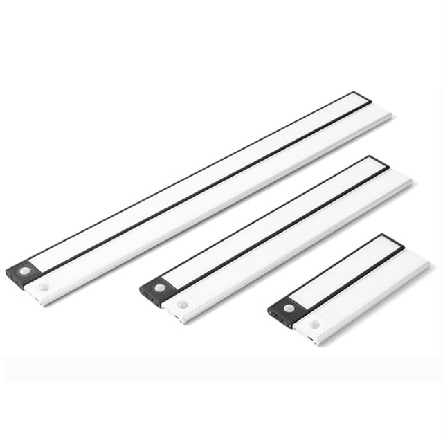 Customized USB Rechargeable Wall Magnet Motion Sensor Cabinet Night Lamps Wardrobe Lights Led Under Cabinet Light for Bedroom