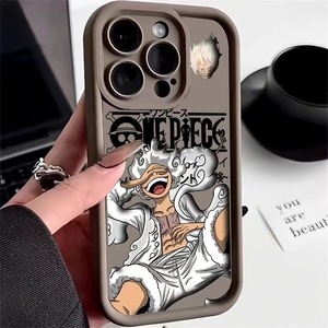 Funda de Teléfono de TPU con Diseño Pintado de Luffy de Dibujos Animados y Protección de 360° para <span class=keywords><strong>iPhone</strong></span> 14 <span class=keywords><strong>Pro</strong></span> <span class=keywords><strong>Max</strong></span>/13 <span class=keywords><strong>Pro</strong></span>/<span class=keywords><strong>12</strong></span>/11/17 <span class=keywords><strong>Pro</strong></span> <span class=keywords><strong>Max</strong></span> - Product Image 1