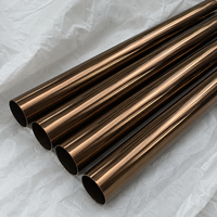 Tubo de Acero Inoxidable con Revestimiento Electrolítico de Pared Delgada Zhuo Ye, Tubo Metálico para Estructuras de Muebles