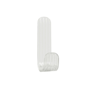 Zimoo Acrylic <b>Adhesive</b> <b>Hooks</b> Transparent Removable For Bathroom Bedroom Wall Mounting No Drill Strong Hold - Product Image 5