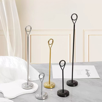 Support de menu rond en acier inoxydable pour numéros de table et panneaux de mariage – Offre Spéciale