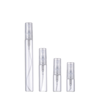 Vide 2ml 3ml 5ml 10ml petit parfum atomiseur flacons échantillon bouteille en verre transparent avec pompe de pulvérisation en plastique