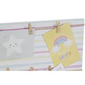 Cadre photo en toile 50x2x50 Sunshine multicolore - Product Image 2