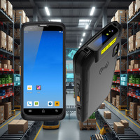 Escáner PDA para Almacenes de Supermercados, Terminal Portátil Resistente para Recolección de Datos Móviles, Lector 4G Wifi NFC, Escáner de Códigos de Barras 1D 2D
