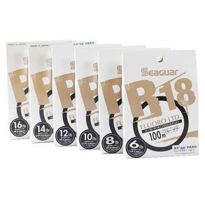 Seaguar R18 FLUORO LTD Ligne de pêche 3LB-25LB Test <span class=keywords><strong>fluorocarbone</strong></span> en fibre de carbone Monofilament Carp Wire Leader Line - Product Image 3