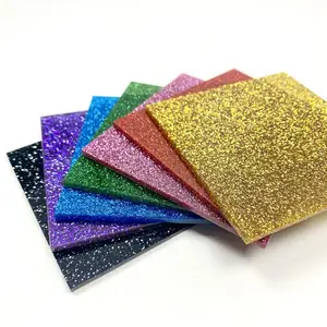 colorful glitter acrylic sheet 3mm 5mm bubble pattern acrylic sheet for laser cutting price of acrylic sheet