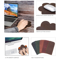 Grosir kustom antiselip bantalan Mouse kulit asli Laptop game tahan air alas Mouse komputer pola apapun aksesori tas DIY