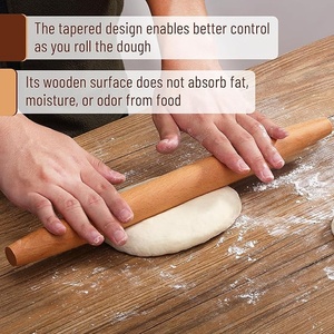 2 pezzi di <span class=keywords><strong>Pasta</strong></span> di legno naturale mattarello Set con mattarello e tavola per <span class=keywords><strong>Pasta</strong></span> per la cottura francese - Product Image 5