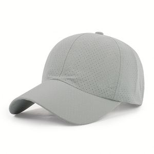 Sombreros deportivos para correr de secado rápido para hombres con protección solar personalizada, gorra de béisbol clásica de malla transpirable para venta al por mayor - Product Image 2