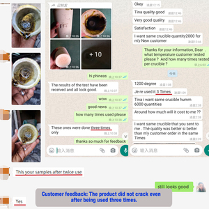 <span class=keywords><strong>Creuset</strong></span> en céramique XTL Sintyron, best-seller, pour essais au feu (pièces en céramique), haute résistance à la température pour réfractaires - Product Image 6