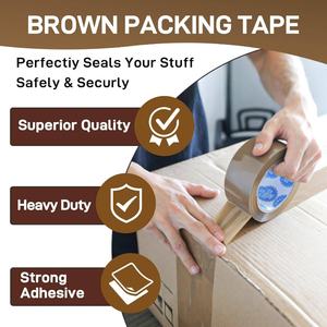 Manufacturer Reasonable Price <strong>Brown</strong> Colored Carton Sealing Bopp Self Adhesive <strong>Packing</strong> Gummed <strong>Tape</strong> - Product Image 4