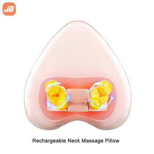 Haute qualité Relax <span class=keywords><strong>siège</strong></span> cervical <span class=keywords><strong>dos</strong></span> chauffage vibrant électrique à piles voiture maison Shiatsu cou <span class=keywords><strong>Massage</strong></span> oreiller - Product Image 2