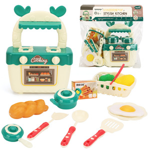 Juego de Cocina de Plástico Realista para Niños y Niñas, Juego de Utensilios de Cocina de Juguete con <span class=keywords><strong>Estufa</strong></span> de Gas en Caja - Product Image 1