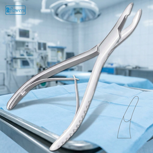 Rongeur à os manuel, instrument chirurgical en acier inoxydable, certifié CE Classe I pour opérations chirurgicales, instruments très demandés - Product Image 2